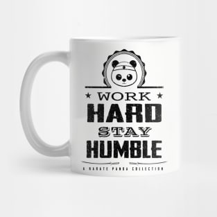 Karate Panda Work hard, Stay humble lights Mug